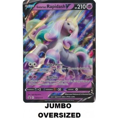 JUMBO Sword & Shield Promo SWSH111 Galarian Rapidash V