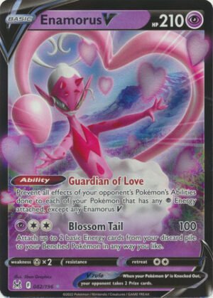 SWSH Lost Origin 082/196 Enamorus V (Half Art)