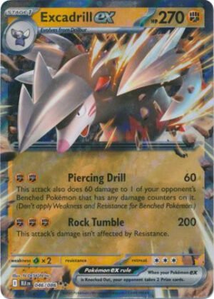 SV Black Bolt 046/086 Excadrill ex (Half Art)