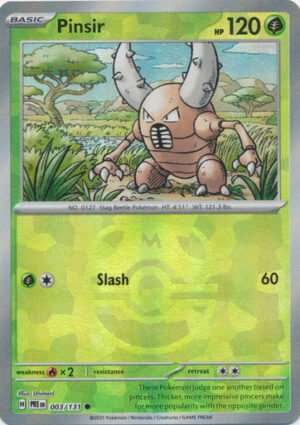 SV Prismatic Evolutions 003/131 Pinsir (MASTER BALL Pattern Holo)