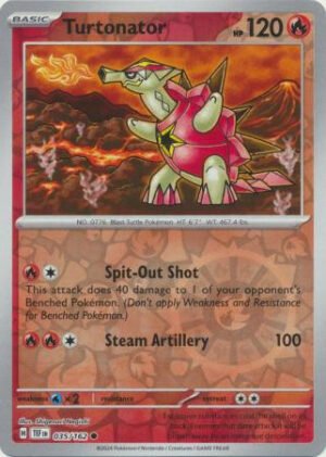 SV Temporal Forces 035/162 Turtonator (Reverse Holo)