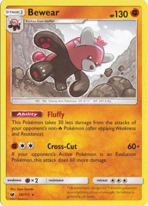 SM Crimson Invasion 056/111 Bewear (Non-Holo)