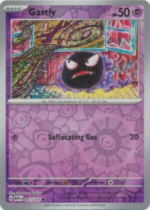 Scarlet & Violet 151 092/165 Gastly (Reverse Holo)