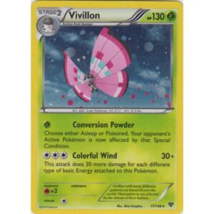 XY Base Set 17/146 Vivillon (Pink) (Cosmo Holo)