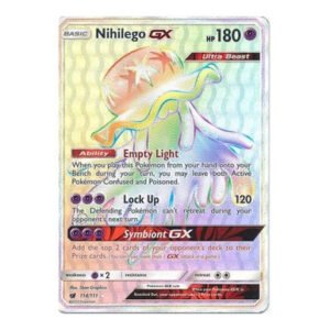 SM Crimson Invasion 114/111 Nihilego GX (Rainbow Rare)