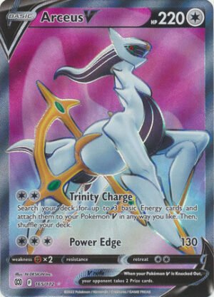Brilliant Stars 165/172 Arceus V (Full Art)