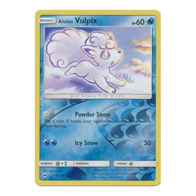 SM Burning Shadows 027/147 Alolan Vulpix (Reverse Holo)