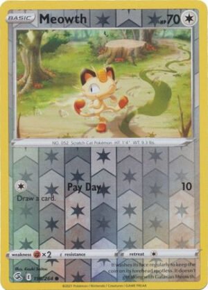 Fusion Strike 199/264 Meowth (Reverse Holo)
