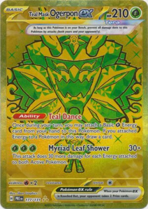 SV Prismatic Evolutions 177/131 Teal Mask Ogerpon ex (Secret Rare)