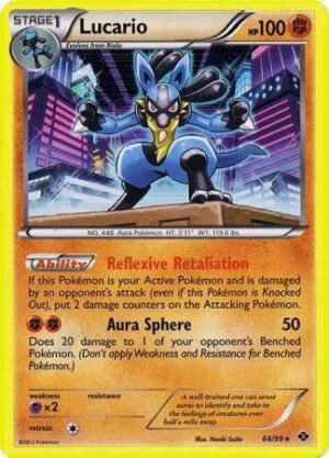 Next Destinies 64/99 Lucario (Holo)