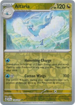 SV Surging Sparks 134/191 Altaria (Reverse Holo)