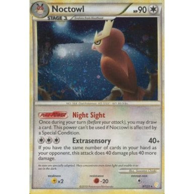 HeartGold & SoulSilver 8/123 Noctowl (Holo)
