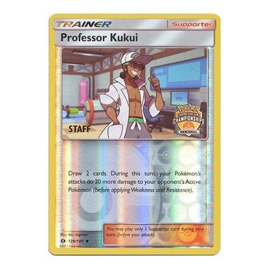 Sun and Moon (Base Set) 128/149 Professor Kukui (Regional League Promo STAFF)
