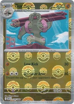SV Black Bolt 048/086 Gurdurr (POKE BALL Reverse Holo)