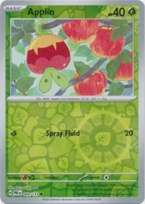 SV Prismatic Evolutions 009/131 Applin (Reverse Holo)