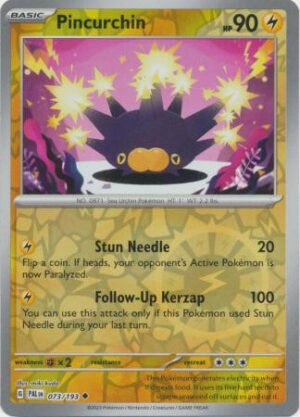 SV Paldea Evolved 073/193 Pincurchin (Reverse Holo)