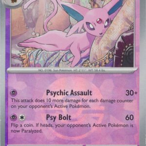 SV Prismatic Evolutions 033/131 Espeon (POKE BALL Pattern Holo)