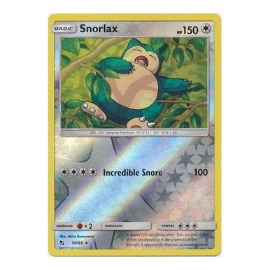 Hidden Fates 50/68 Snorlax (Reverse Holo)