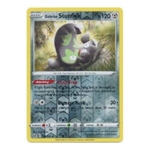 Sword & Shield (Base) 132/202 Galarian Stunfisk (Reverse Holo)