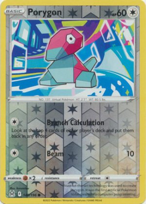 SWSH Lost Origin 140/196 Porygon (Reverse Holo)