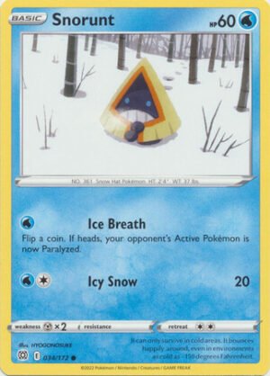 Brilliant Stars 034/172 Snorunt