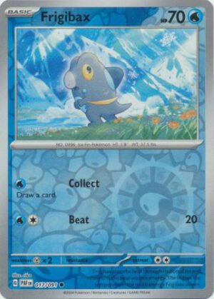 SV Paldean Fates 017/091 Frigibax (Reverse Holo)