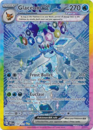 SV Prismatic Evolutions 150/131 Glaceon ex (Alternative Art, Full Art)