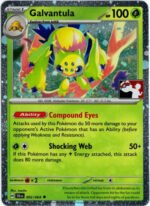 SV Shrouded Fable 002/064 Galvantula (Prize Pack League Promo Cosmo Holo)