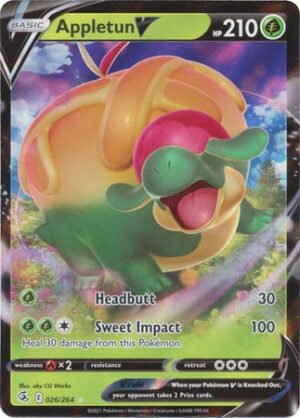 Fusion Strike 026/264 Appletun V (Half Art)
