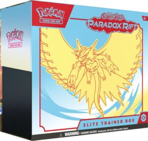 Scarlet and Violet Paradox Rift Elite Trainer Box Roaring Moon (Blue & Yellow)