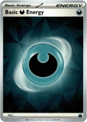 Scarlet & Violet SVE EN15 Basic Darkness Energy (Clear Reverse Holo)