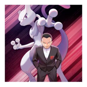 Pokemon Team Rocket's Mewtwo Sticker