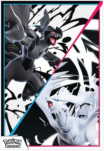 Black Bolt White Flare Double-sided Poster
