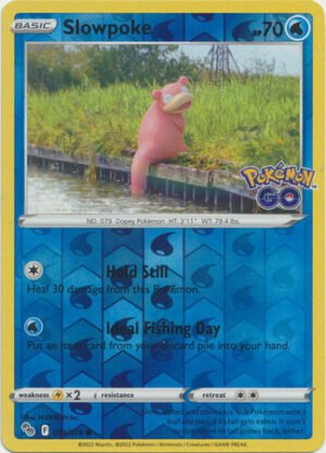 Pokemon GO 019/078 Slowpoke (Reverse Holo)