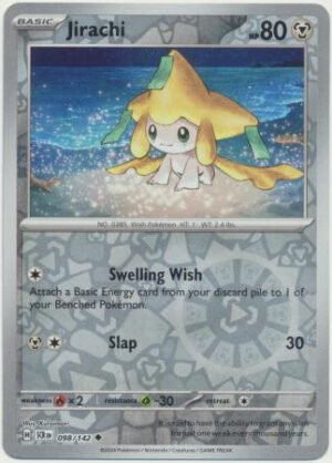 SV Stellar Crown 098/142 Jirachi (Reverse Holo)