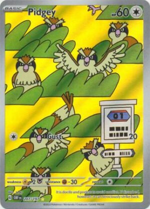 SV Obsidian Flames 207/197 Pidgey (Illustration Rare)