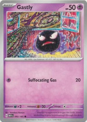 Scarlet & Violet 151 092/165 Gastly