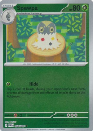 ME Perfect Order 008/088 Spewpa (Reverse Holo)