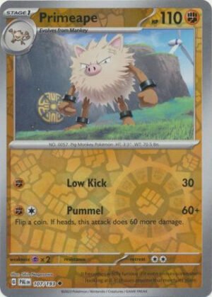 SV Paldea Evolved 107/193 Primeape (Reverse Holo)
