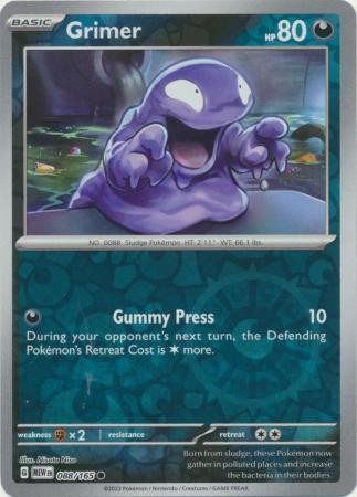 Scarlet & Violet 151 088/165 Grimer (Reverse Holo)