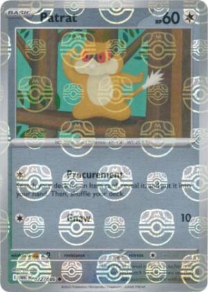 SV White Flare 072/086 Patrat (MASTER BALL Reverse Holo)