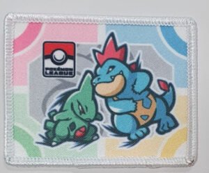 PokÃ©mon League Iron On Patch Croconaw and Larvitar