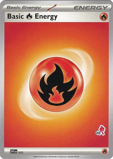 Scarlet & Violet SVE EN02 Basic Fire Energy (Armarouge Symbol 20)