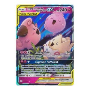 SM Cosmic Eclipse 143/236 Togepi & Cleffa & Igglybuff GX (Tag Team Half Art)