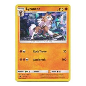 SM Burning Shadows 076/147 Lycanroc (Midday) (Shatter Holo)