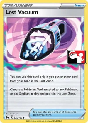 Crown Zenith 135/159 Lost Vaccum (Prize Pack League Promo Non-Holo)