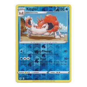 Sword & Shield (Base) 044/202 Kingler (Reverse Holo)