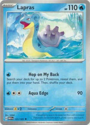 Scarlet & Violet 151 131/165 Lapras
