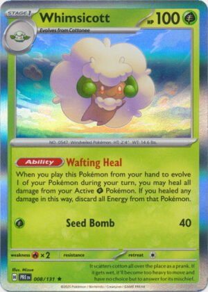 SV Prismatic Evolutions 008/131 Whimsicott (Holo)