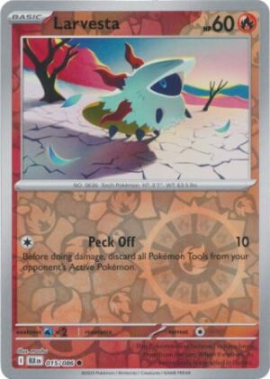 SV Black Bolt 015/086 Larvesta (Reverse Holo)